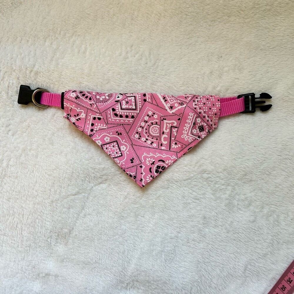 Bandanas For Dogs Adjustable Dog Bandana Printed Soft Collar For Dog Cat Dog Sca